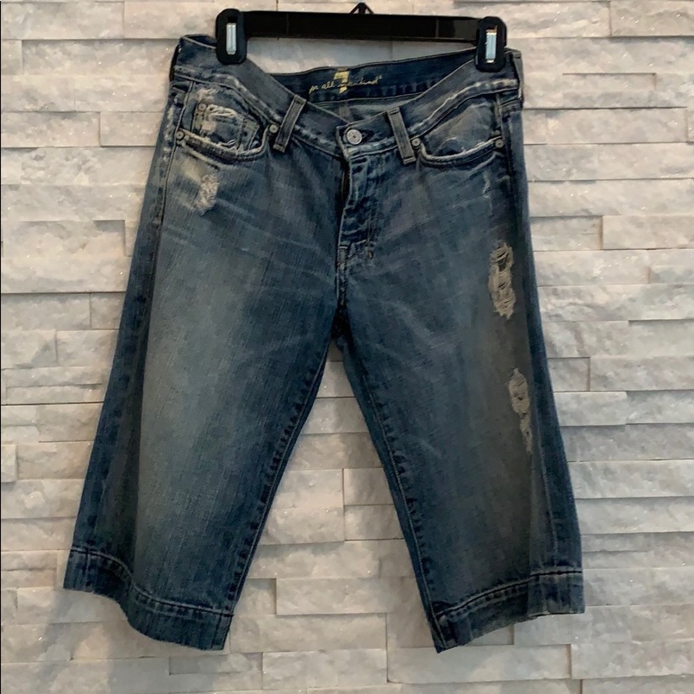 7 For All Mankind Jean Shorts